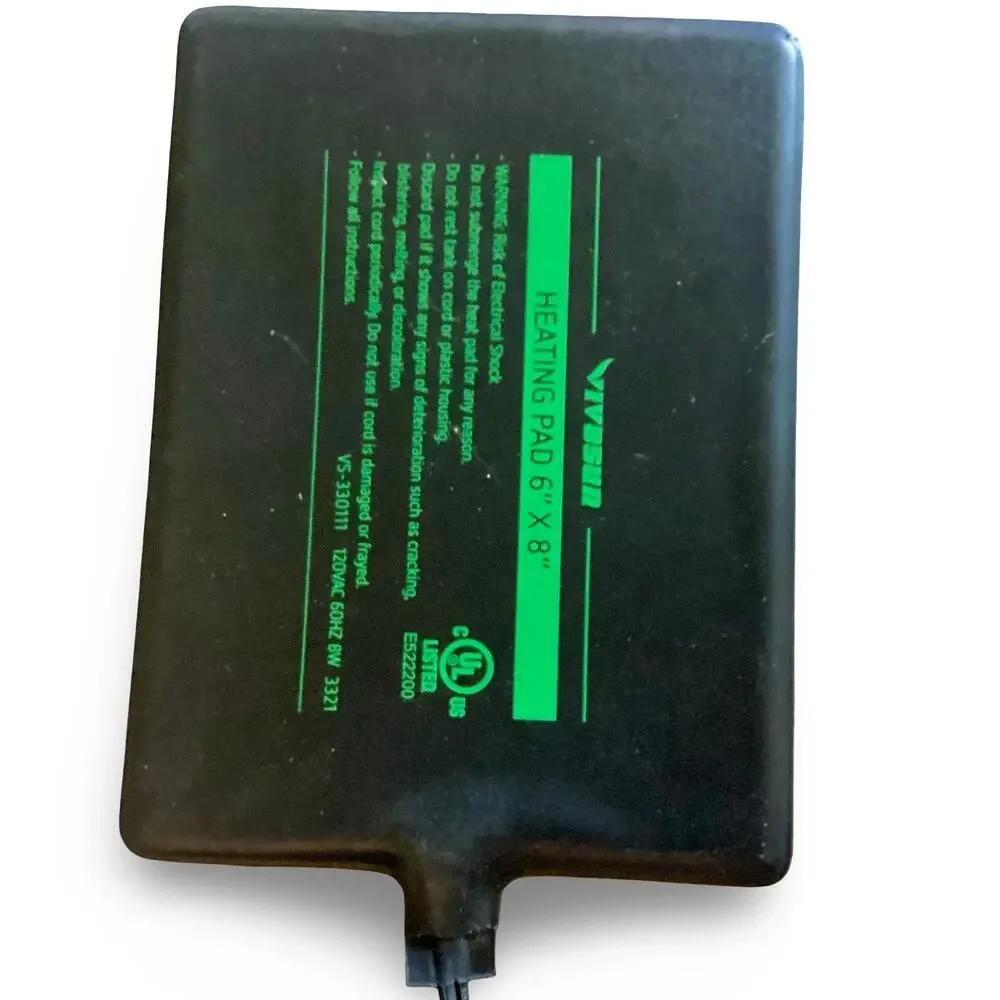 VIVOSUN Reptile Thermostat with 6x8 Inch Heating Pad